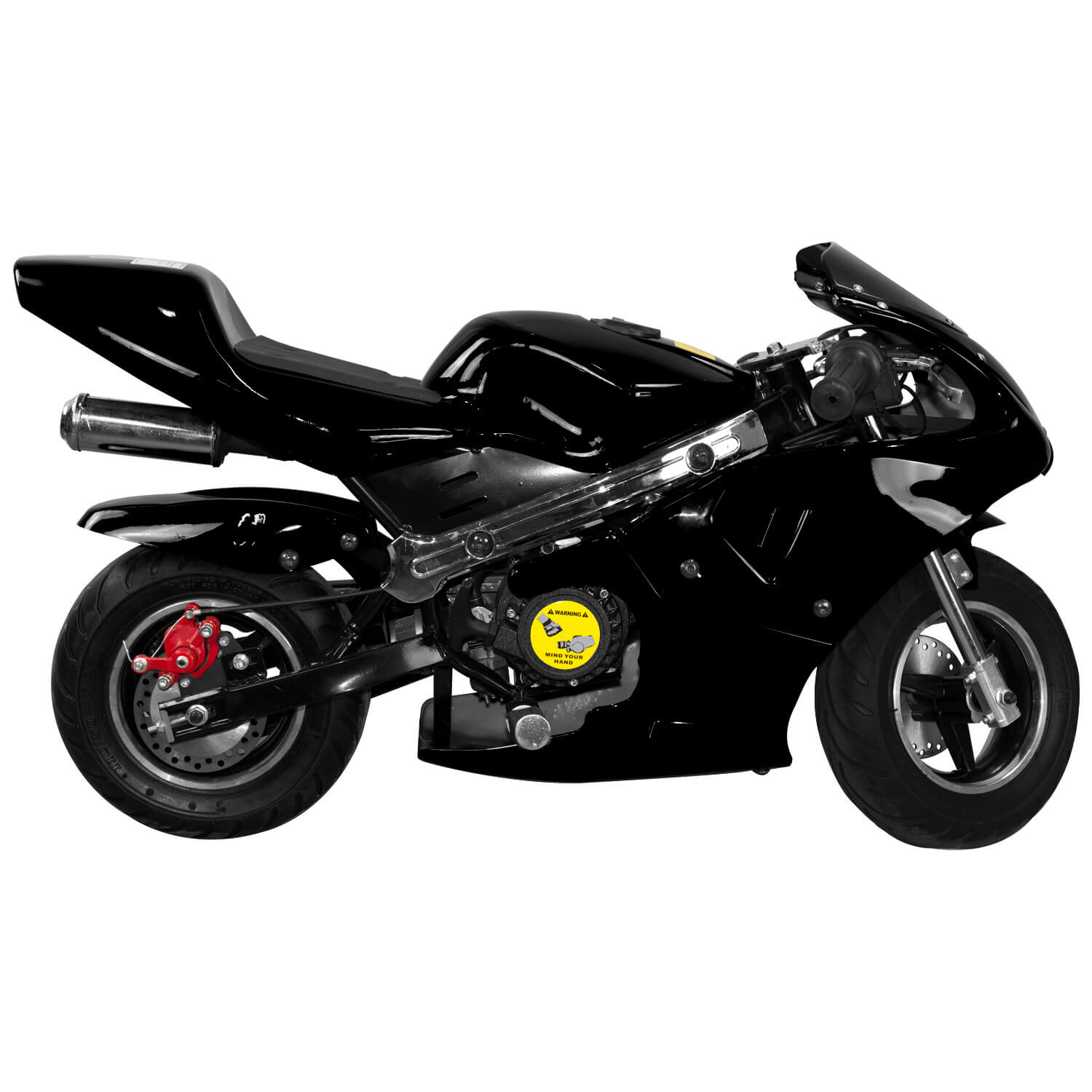 Super Mini Moto Ninja Gasolina 49cc 0 KM Aro 6,5 2T Freio a Disco - TMN4917  - Tander